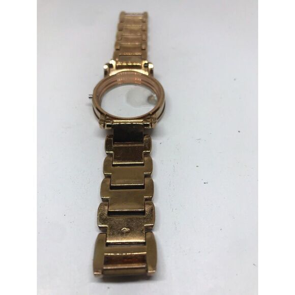 Michael Kors Watch Bracelet Links Case Parts Used Band 19mm Rose Gold Poor T218 - Picture 4 of 6
